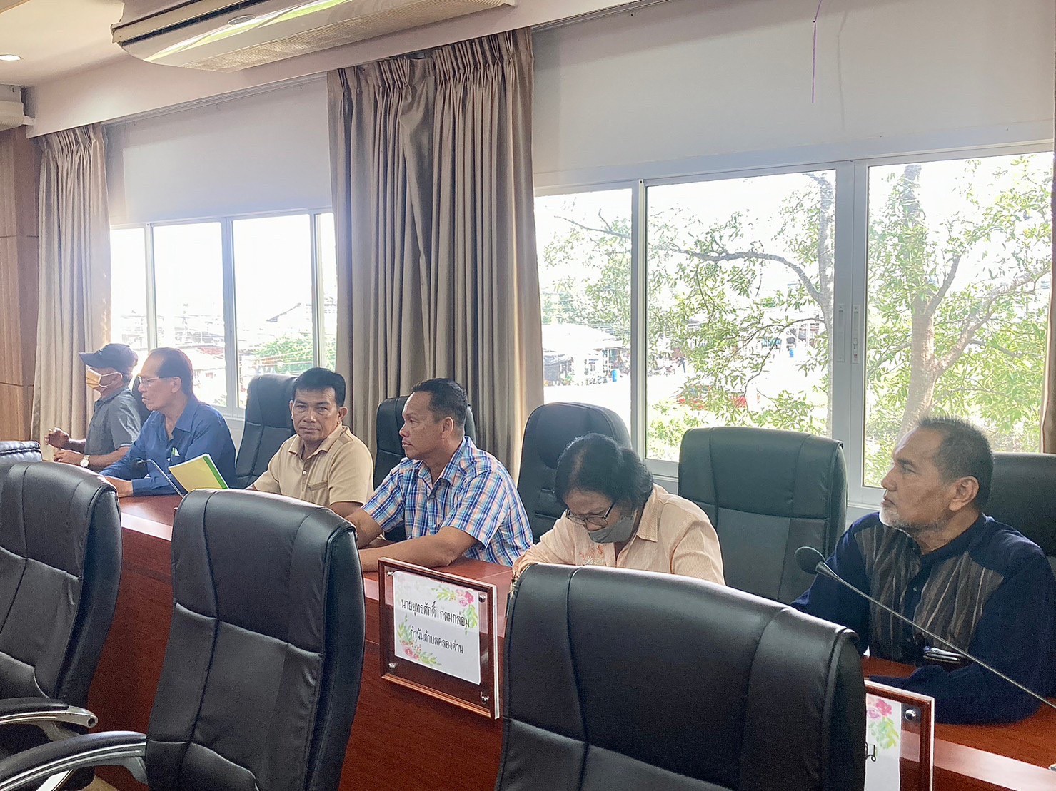 ประชุมหารือ เรื่อง พื้นที่เสี่ยงอุทกภัยและพื้นที่เสี่ยงในการเกิดภัยแล้ง