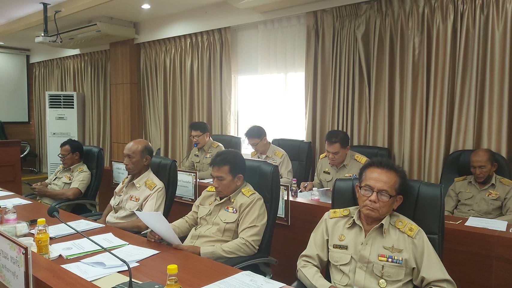 การประชุมสภาองค์การบริหารส่วนตำบลคลองด่าน สมัยวิสามัญ สมัยที่ ๑ ประจำปี พ.ศ.๒๕๖๗