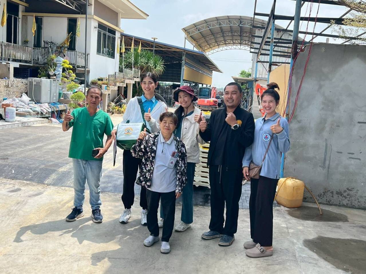 ออกฉีดวัคซีนป้องกันโรคพิษสุนัขบ้าในพื้นที่ หมู่ 1 ตำบลคลองด่าน