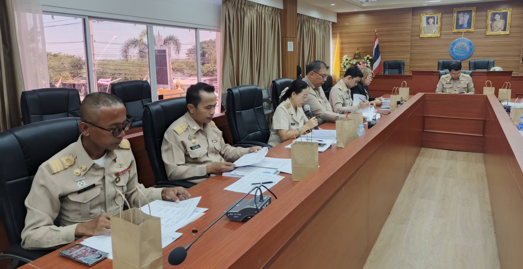 ดำเนินการจัดประชุมคณะกรรมการบริหารจัดการความเสี่ยงขององค์การบริหารส่วนตำบลคลองด่าน