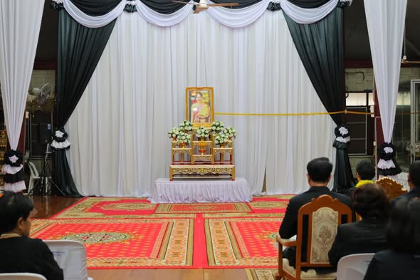 พิธีบำเพ็ญกุศลสวดพระอภิธรรม เพื่ออุทิศถวายพระราชกุศลแด่สมเด็จพระนางเจ้าสิริกิติ์ พระบรมราชินีนาถ พระบรมราชชนนีพันปีหลวง