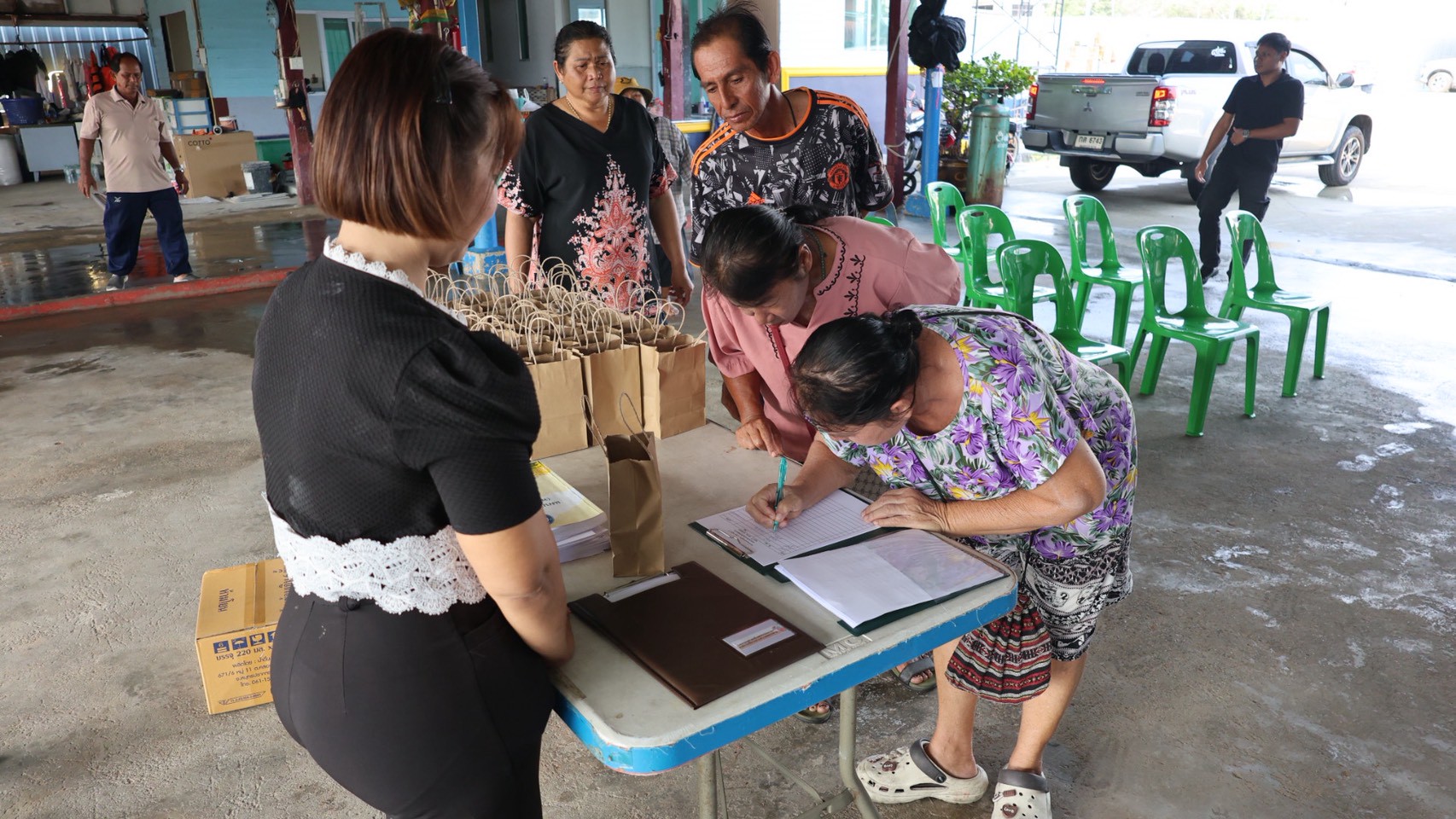 โครงการจัดทำประชาคมหมู่บ้านในพื้นที่ตำบลคลองด่าน
